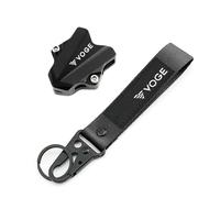 Universal motorcycle key shell For Voge 525r 250Rr 300Rr 300Ac 500Ac 650Ds Motorcycle Key Cover Shell Case Parts Keychain Keyring Key Chain(Black 1 set)