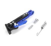 Universal Motorcycle Kickstand Parking Support Bracket Foot Side Stand Aluminum Compatible With Dirt Bike Motorbike Accessories(Blue)