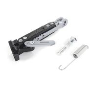 Universal Motorcycle Kickstand Parking Support Bracket Foot Side Stand Aluminum Compatible With Dirt Bike Motorbike Accessories(Titanium)