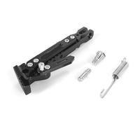 Universal Motorcycle Kickstand Parking Support Bracket Foot Side Stand Aluminum Compatible With Dirt Bike Motorbike Accessories(Black)
