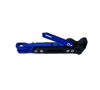 Universal Motorcycle Kickstand Scooter Side Support Kick Bracket Foot Stand Adjustable Motorbike Parking Motorbike Stand(Blue)