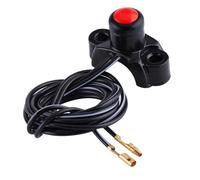 Universal Motorcycle Kill Switch Engine Stop Start Button Handlebar Mount Compatible With Automotive Motorcycle Parts ATV Quad Dirt Bike Moteur D'interrupteur For Part Number(Red)