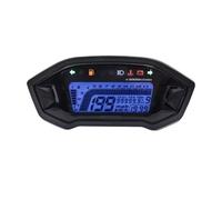 Universal Motorcycle LCD Digital 13000rpm Speedometer Backlight Motor Odometer 7 Colors Adjust For 2-4 Cylinders Speedometer(Color-1)