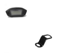 Universal Motorcycle LCD Digital 13000rpm Speedometer Backlight Motor Vehicle for 2-4 Cylinders Meter Odometer 7 Colors Adjust(Brown)