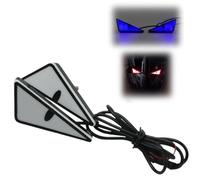 Universal Motorcycle LED Demon Eye Light, Devil Eye Demon Evil Eyes Headlight, 8-80V LED Devil Eye Motorcycle Headlight for Any Motorcycle Model (Blue)