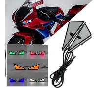 Universal Motorcycle LED Demon Eye Light, Devil Eye Demon Evil Eyes Headlight, 8-80V LED Devil Eye Motorcycle Headlight for Any Motorcycle Model (Red)