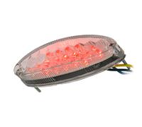 Universal Motorcycle LED Mini Tail Light NUMBER1 Clear Glass ECE