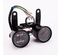 Universal Motorcycle LED Odometer meter Tachometer Meter Guage
