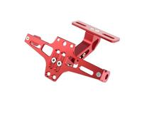 Universal Motorcycle License Plate Bracket 1 Piece Motorcycle License Plate Bracket Universal Aluminum Alloy Fender Eliminator Kit Tail Tidy Holder Mount(6)