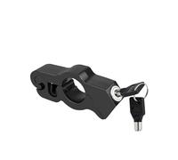 Universal Motorcycle Lock, Motorcycle Handlebar Lock, Front Brake and Clutch Locks for Dirt Bike, Security Locks for Sports Bikes/Mountain Bike/ATVs, Motorcycle Throttle Lock Red with Key (Black)