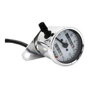 Universal Motorcycle Meter Dual Odometer Tachometer Digital Gauge Backlight Indicator Light Dial Dashboard Tachometer Gauge