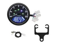 Universal Motorcycle Meter Speedometer Digital Odometer With Gear Indicator 12000kmh/mph Hour Meter Tachometer For Speedometer(SS0012-4)