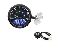 Universal Motorcycle Meter Speedometer Digital Odometer With Gear Indicator 12000kmh/mph Hour Meter Tachometer For Speedometer(SS0012-5)