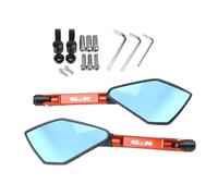 Universal Motorcycle Mirror CNC Side Rearview Blue Anti-glare Mirror For GSR400 GSR600 GSR750 GSR 600 400 750 Handlebar Mirrors