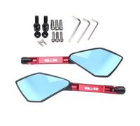 Universal Motorcycle Mirror CNC Side Rearview Blue Anti-glare Mirror For GSR400 GSR600 GSR750 GSR 600 400 750 Handlebar Mirrors