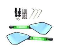 Universal Motorcycle Mirror CNC Side Rearview Blue Anti-glare Mirror For GSR400 GSR600 GSR750 GSR 600 400 750 Handlebar Mirrors