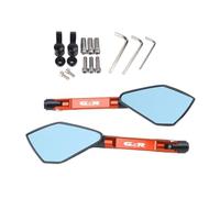 Universal Motorcycle Mirror CNC Side Rearview Blue Anti-glare Mirror For GSR400 GSR600 GSR750 GSR 600 400 750 Handlebar Mirrors