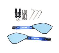 Universal Motorcycle Mirror CNC Side Rearview Blue Anti-glare Mirror For GSR400 GSR600 GSR750 GSR 600 400 750 Handlebar Mirrors