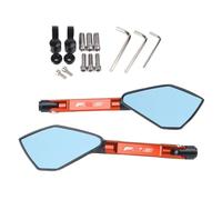 Universal Motorcycle Mirror CNC Side Rearview Blue Anti-glare Mirror For Ya&ma&ha For FZ8 Rearview Motorbike Mirrors