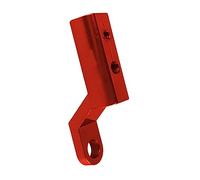 Universal Motorcycle Mirror Mount Rack Aluminum Alloy Motorbike Rearview Riser Motorcycle Handlebar Risers(Red)