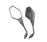 Universal Motorcycle Mirrors 8 10MM Motorcycle Rearview Mirror Black ABS Mirror Universal For K&awasak&i Z650 Z750 Z800 Z900 Z1000 & 650 1000 ER6N