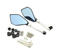 Universal Motorcycle Mirrors Aluminium Rearview Mirror Has A Large Glass Lens For Ho&nda For Hornet CB650R For Ya&maha FZ6 FZ8 MT07 MT09 Side Mirrorss