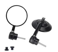 Universal Motorcycle Mirrors For K&AWASAK&I 2018-2024 Handlebar End Mirror Motorcycle Left Right Rearview Lens Glass Accessories(Black-1)