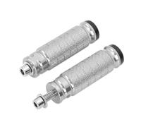Universal Motorcycle Motorbike Foot Pegs Rear Set Rests Racing Pegs Pedal For Suzuki Foot Pegs(SILVER)
