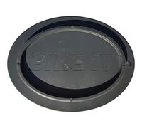 Universal Motorcycle Motorbike Oval Bike Side Stand Pad Puc/Puk/Puck - Black