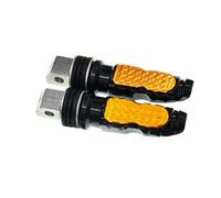 Universal Motorcycle Part Rear Pedals Folded Footrest Footpeg For Motorcycles Footpegs Motorcycle(Gold)