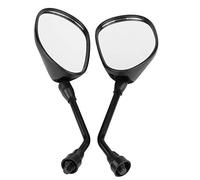 Universal Motorcycle Rearview Mirror, 10mm Wide Range Rearview Mirror Adjustable Bike Back Mirror Universal Bike Wing Mirror Rear View Side Mirrors for Motorbike, Scooter,