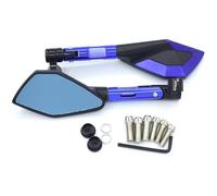 Universal Motorcycle Rearview Mirror Blue Glass CNC Aluminum For NC700X CB400 CB500X CB650F CB1000R PCX125 PCX150 CB1100