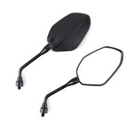 Universal Motorcycle Rearview Mirrors Black Scooter Side Mirrors For Aerox Vino