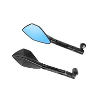 Universal Motorcycle Rearview Mirrors CNC Aluminum Blue Lens Anti-glare Side Handlebar End Mirror Rear View Accessories Rearview Mirror