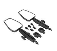 Universal Motorcycle Rearview Side Mirrors,1 Pair Aluminum Alloy Rear View Side Mirrors for Most Motorcycle Dirt Bike Scooter Quad ATV