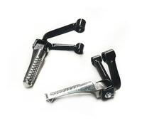 Universal Motorcycle Refit Rear Passenger Foot Peg Pedal Pad Bracket Side Stand Motorcycle Foot Pegs