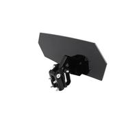 Universal Motorcycle Risen Clip On Windscreen Windshield Extension Spoiler Air Deflector For R1200GS Windscreen(Black-Black Bracket)