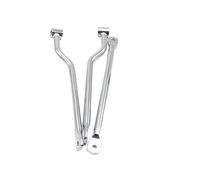 Universal Motorcycle Saddlebag Side Support Bars Stainless Steel Mounting Brackets Compatible Carrier Rack(Chrone)