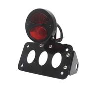 Universal Motorcycle Side Mount Rear Stop Tail Light Plate Bracket For Sportsters Bobber Mudguard