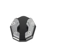 Universal Motorcycle Side Stand Pad For N-MAX155 N MAX For XMAX 250 125 300 5 Colors Stand Enlarge Plate Support Side Kickstand Extension Anti-Sinking(Titanium)