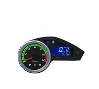Universal Motorcycle Speedometer Digital Dash With 12000RPM Tachometer Odometer Fuel For Brazil For GY200 12V Odometer