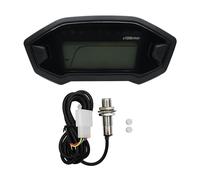 Universal Motorcycle Speedometer With 7 Colors Backlight Dashboard Adjust Odometer Digital For 1 2 4 Cylinder