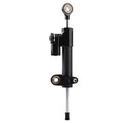 Universal Motorcycle Steering Damper Stabilizer Adjustable Motorbike Damping System High Performance T6061 T6 Aluminum Black Silver 255mm for 600CC Motorcycles