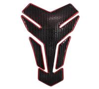 Universal Motorcycle Tank Pad Protector Sticker 3d Decal For Victory Tank Decal(Red)