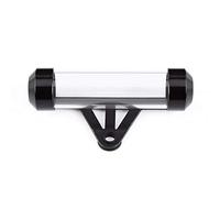 Universal Motorcycle Tax Tube,Motorcycle Motorbike Secure Tax Disc Tube Cylindrical Holder Frame Waterproof(Black)