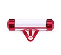 Universal Motorcycle Tax Tube,Motorcycle Motorbike Secure Tax Disc Tube Cylindrical Holder Frame Waterproof(Red)