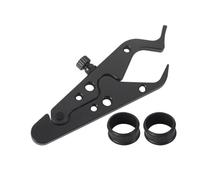 Universal Motorcycle Throttle Lock Assist Cruise Control Grip Retainer Stress Reliever Black Bike Accessories Compatible With Most Motorbikes