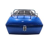 Universal Motorcycle Trunk - Durable Tail Box for Touring Cruiser, Helmet Storage Case Backrest, Motorcycle Luggage Rack