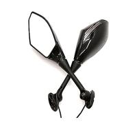 Universal Motorcycle Turn Signal Light Rear View Side Wing Mirrors For Suzuki GW250F SFV650 GSR750 GSX-S750Z GSX-S750 Compatible Parts(Black 1)
