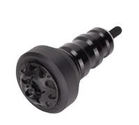 Universal Motorcycle Wheel Fork Frame Slider, Crash Protector for ZX10R Z800, Anodized Aluminum Alloy Axle Slider with ABS Plastic, Replacement for Sport Bikes (Black)